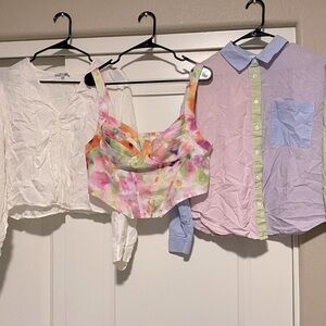 ⭐️ Size 14 / 1XL Spring Shirts Tops Bundle - Spring Summer Shirts